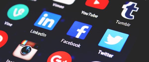 Social media applications on mobile screen, location unknown, date unknown.

More:

 View public domain image source here